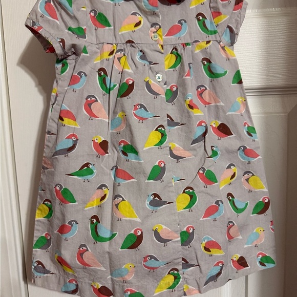 Baby Boden Smocked Bird Dress & Ruffle Butt Diaper Cover - Picture 5 of 8